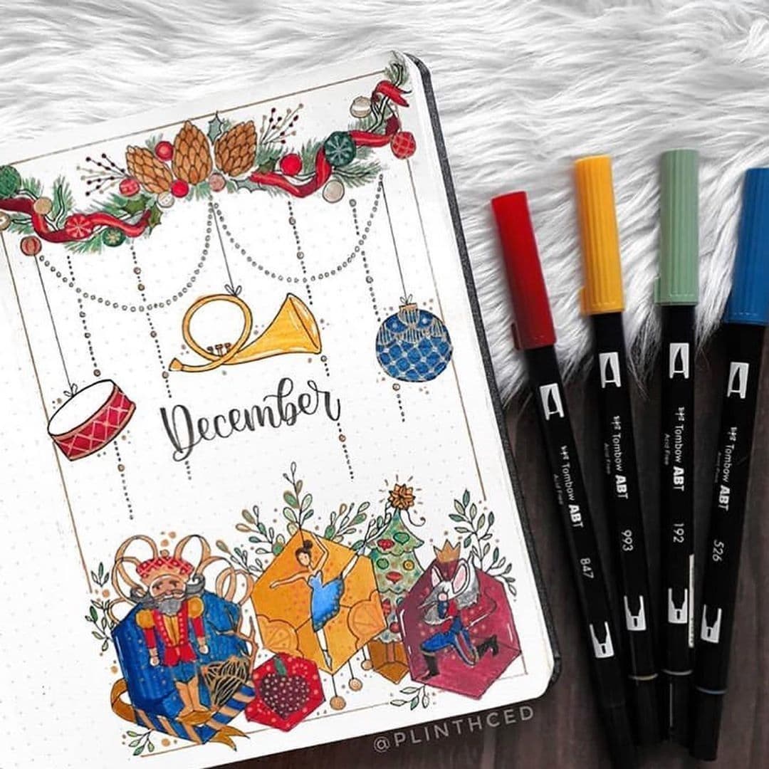 Innovative Ideas For Your December Bullet Journal