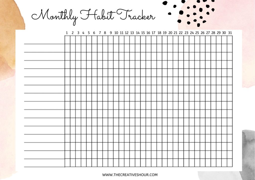What is a Habit Tracker? (Includes Free Printable)