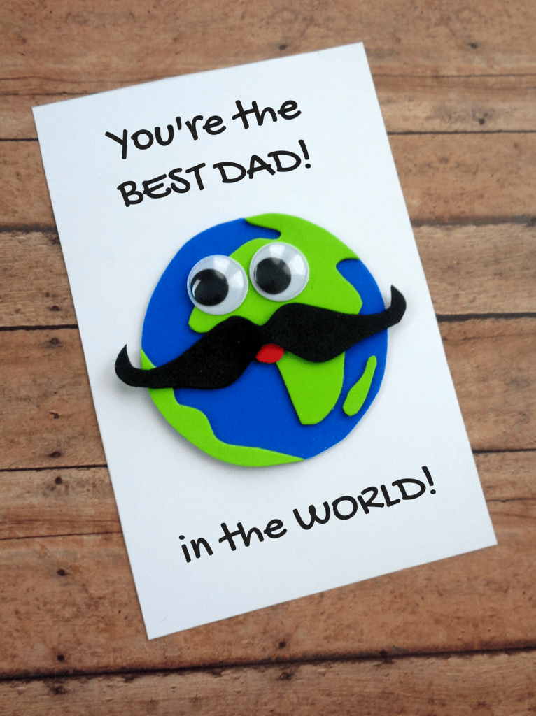 best dad in the world card