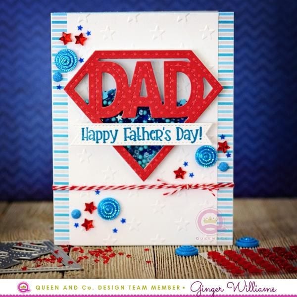 superhero dad happy fathers day card