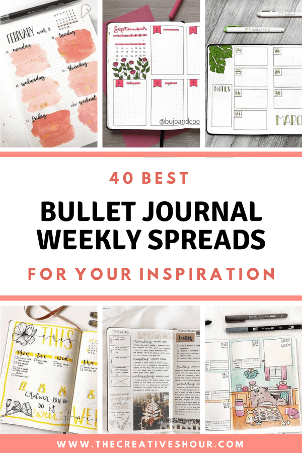 50+ Bullet Journal Weekly Spread Ideas To Inspire You