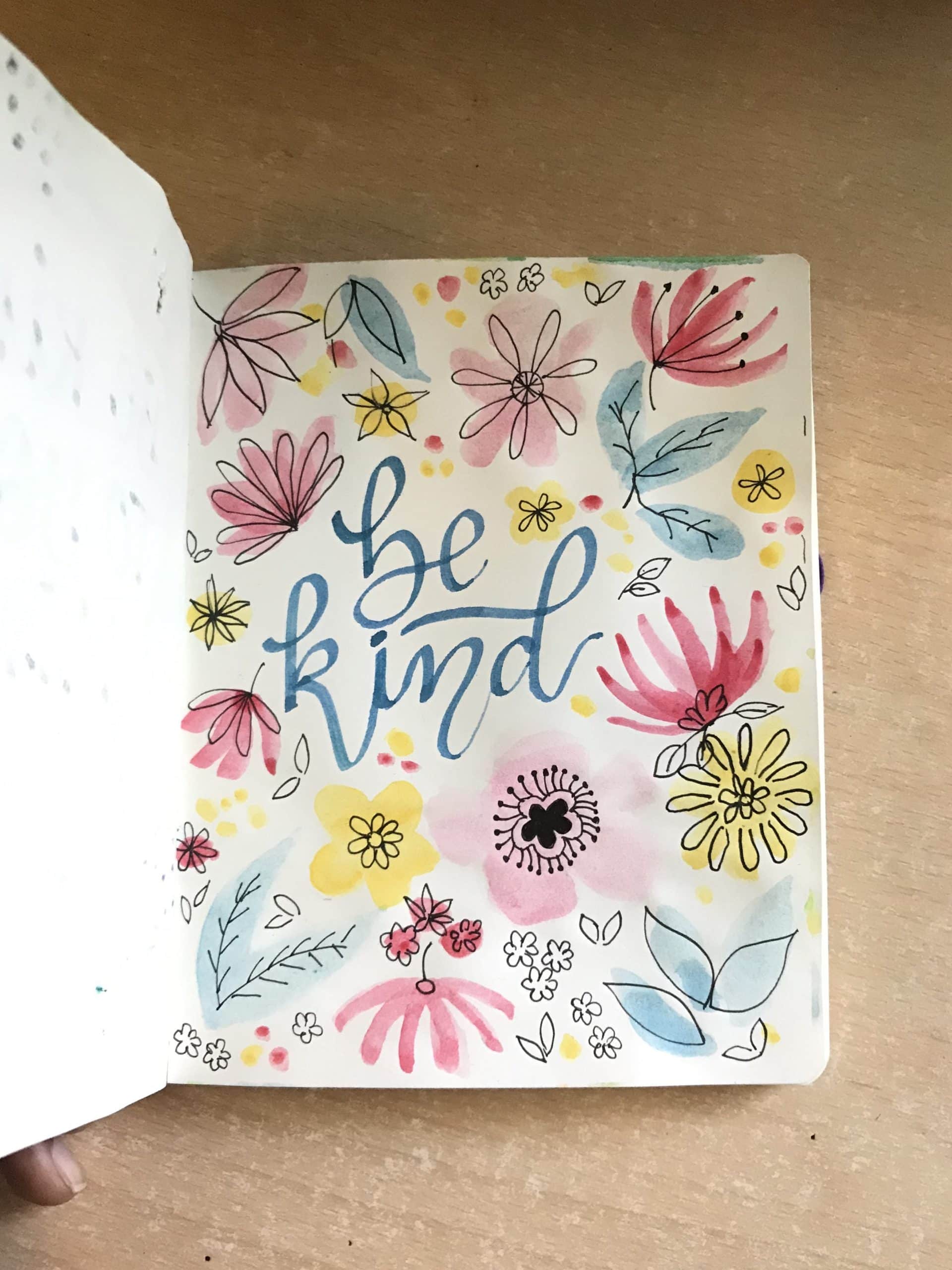 Be Kind - Daily Art Journal