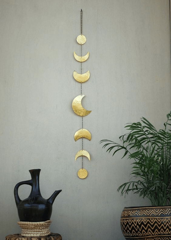 moon wall hanging home project