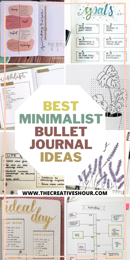 Minimalist Bullet Journal Ideas
