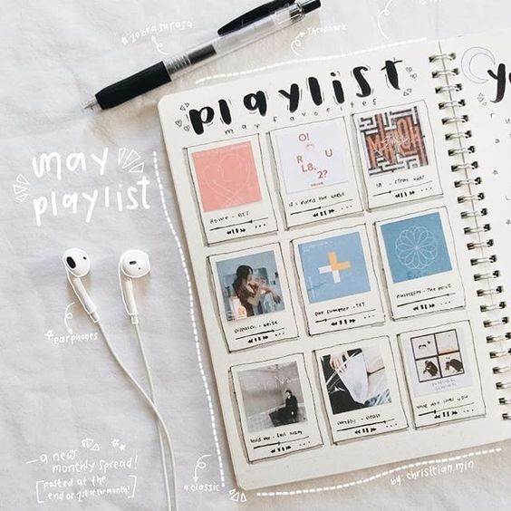 bullet journal playlist