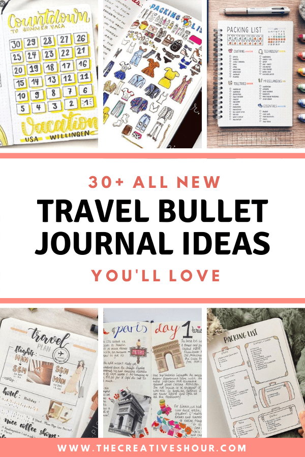 8 Creative Travel Bullet Journal Ideas You'll Love - The Creatives Hour