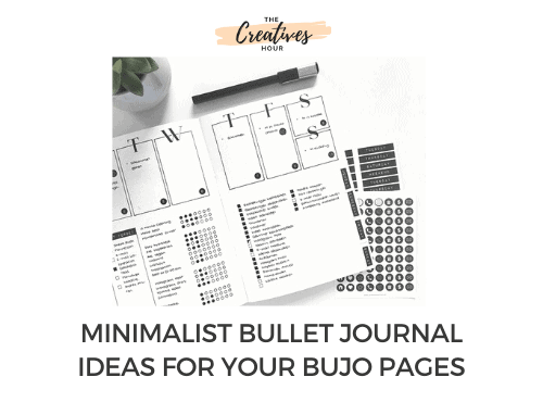 minimalist bullet journal ideas