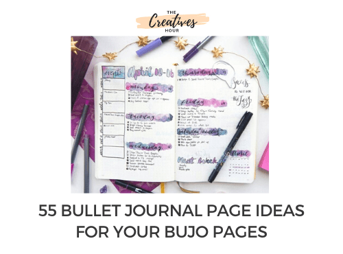 bullet journal pages ideas