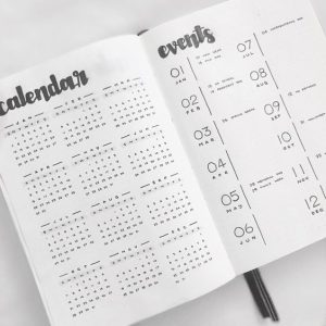 minimalist bullet journal