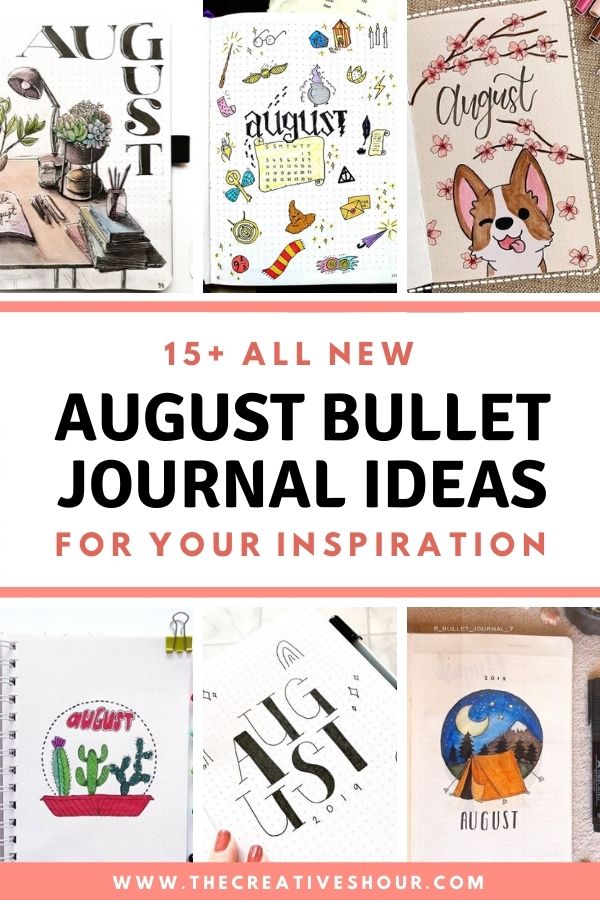 august bullet journal