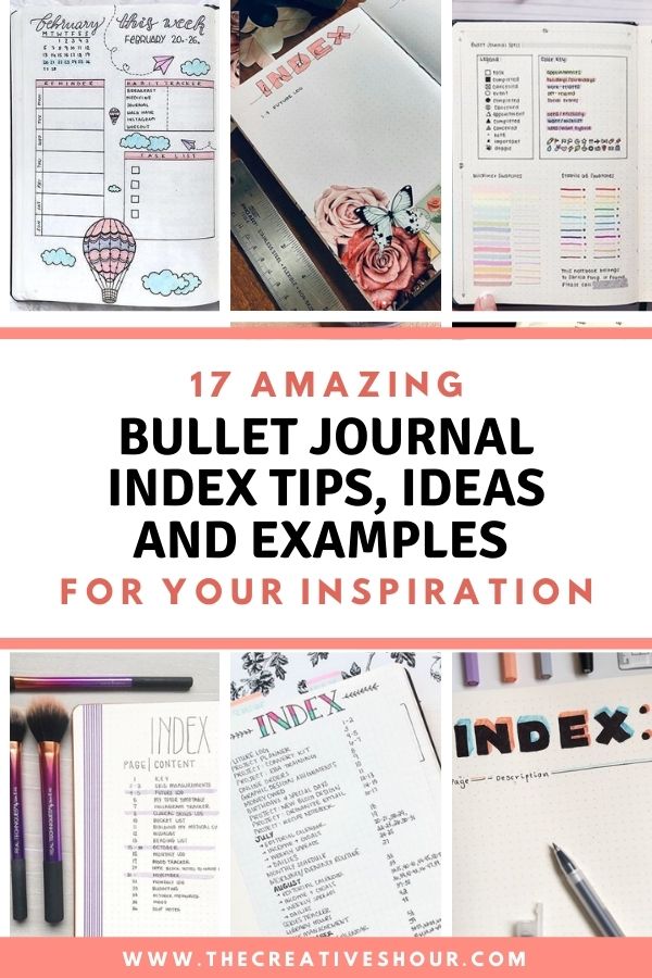 Bullet Journal Index Ideas