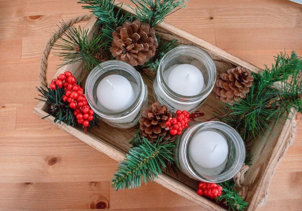 DIY Christmas Candle