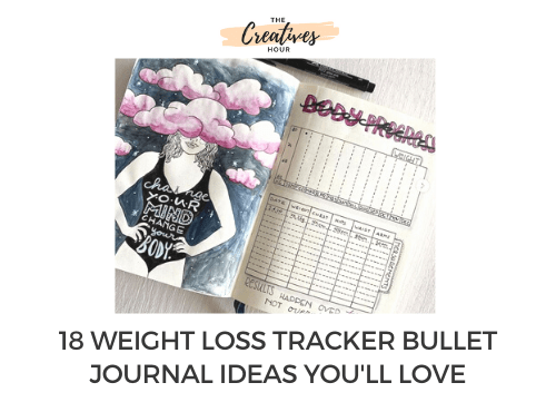 weight loss tracker bullet journal