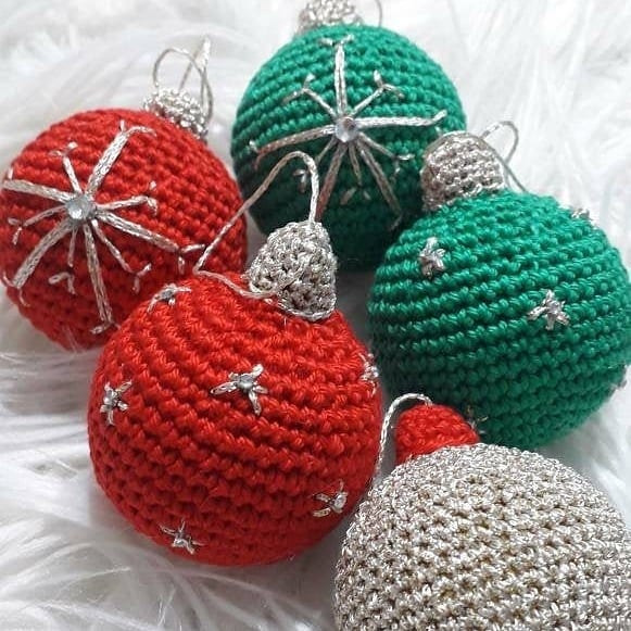 Christmas Crochet Baubles