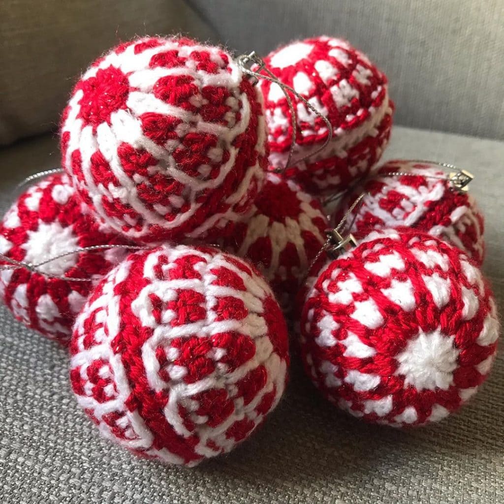 Christmas Crochet Baubles