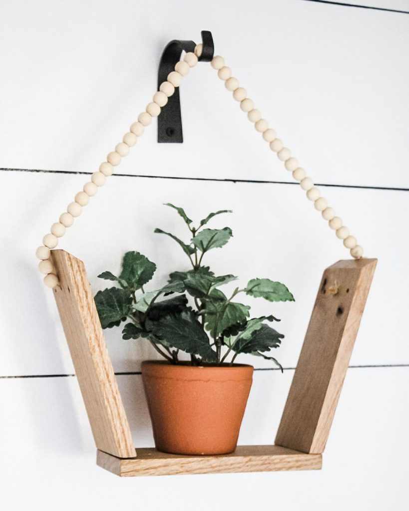 DIY Hanging Shelf Idea