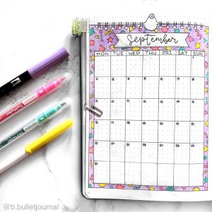 30 September Bullet Journal Ideas To Plan The Month