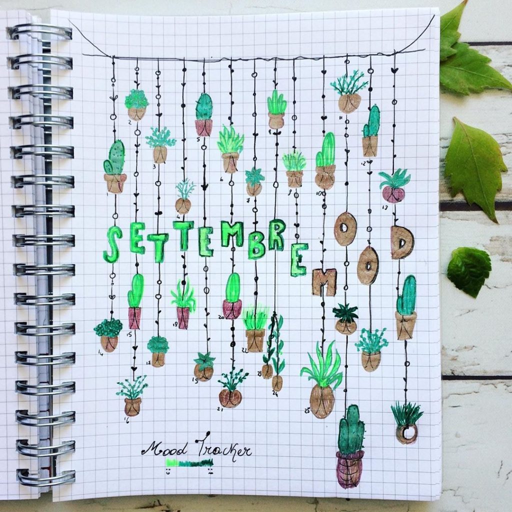 September Habit And Mood Bullet Journal 2