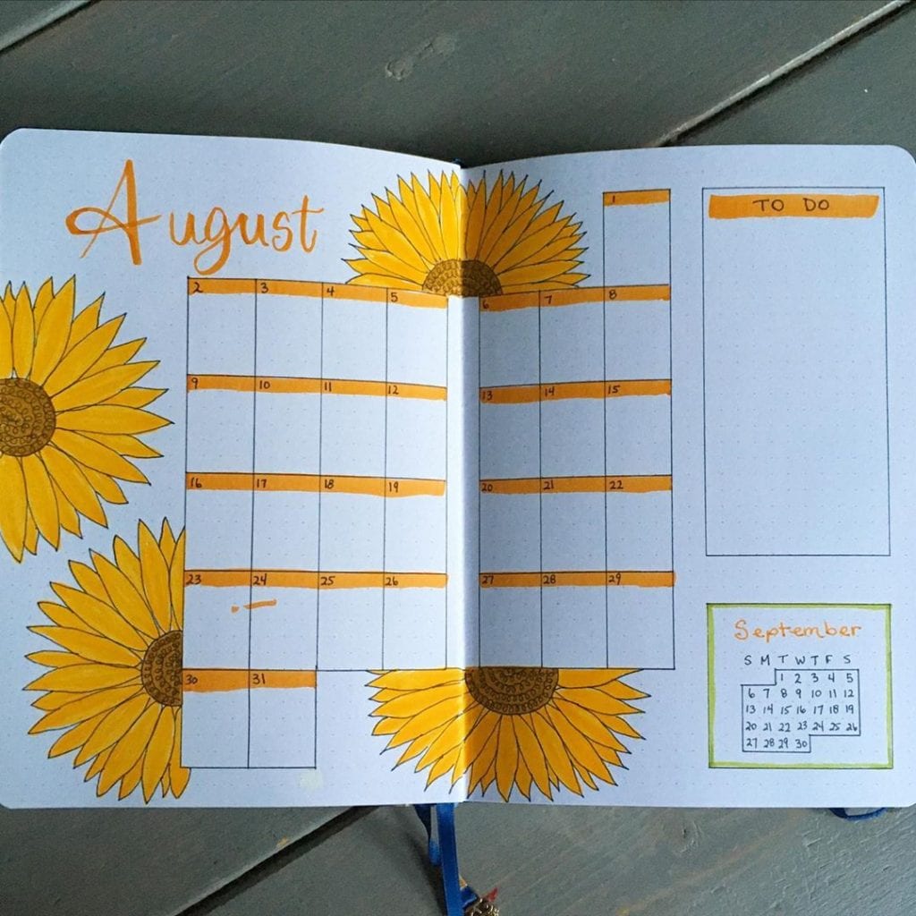 https://thecreativeshour.com/wp-content/uploads/2020/08/Sunflower-Bullet-Journal-Monthly-Theme-2-1024x1024.jpg