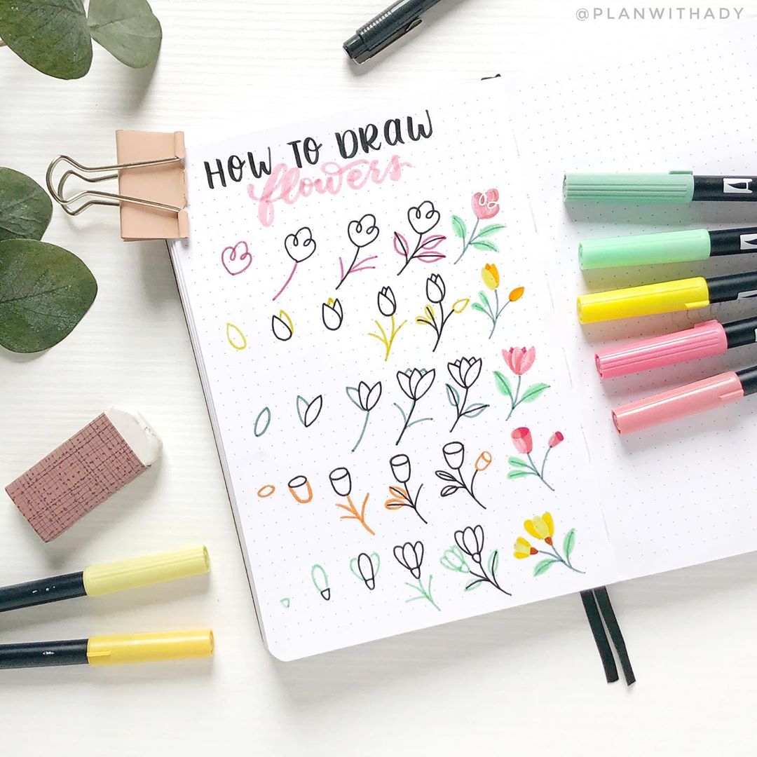 45+ Bullet Journal Doodles For Your Inspiration