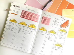 How To Create A Bullet Journal Lemon Theme?
