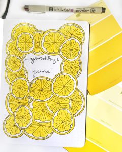 How To Create A Bullet Journal Lemon Theme?