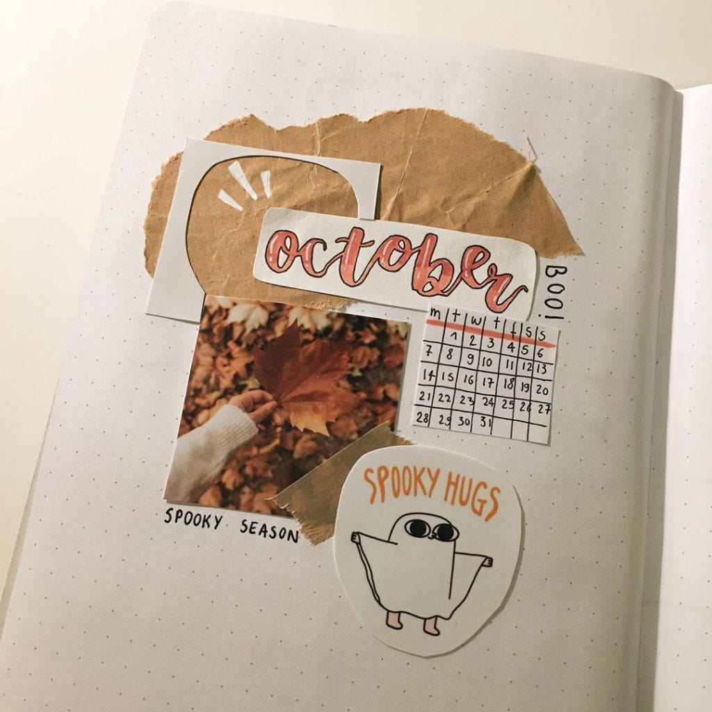 Bullet Journal Fall Theme Cover 7