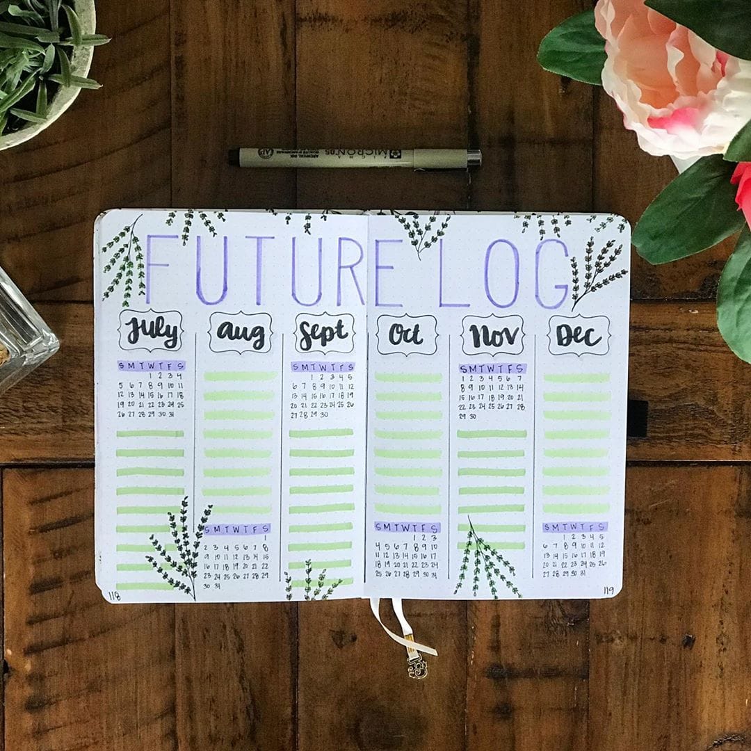 16 Bullet Journal Future Log Ideas For A Planned Year The Creatives Hour