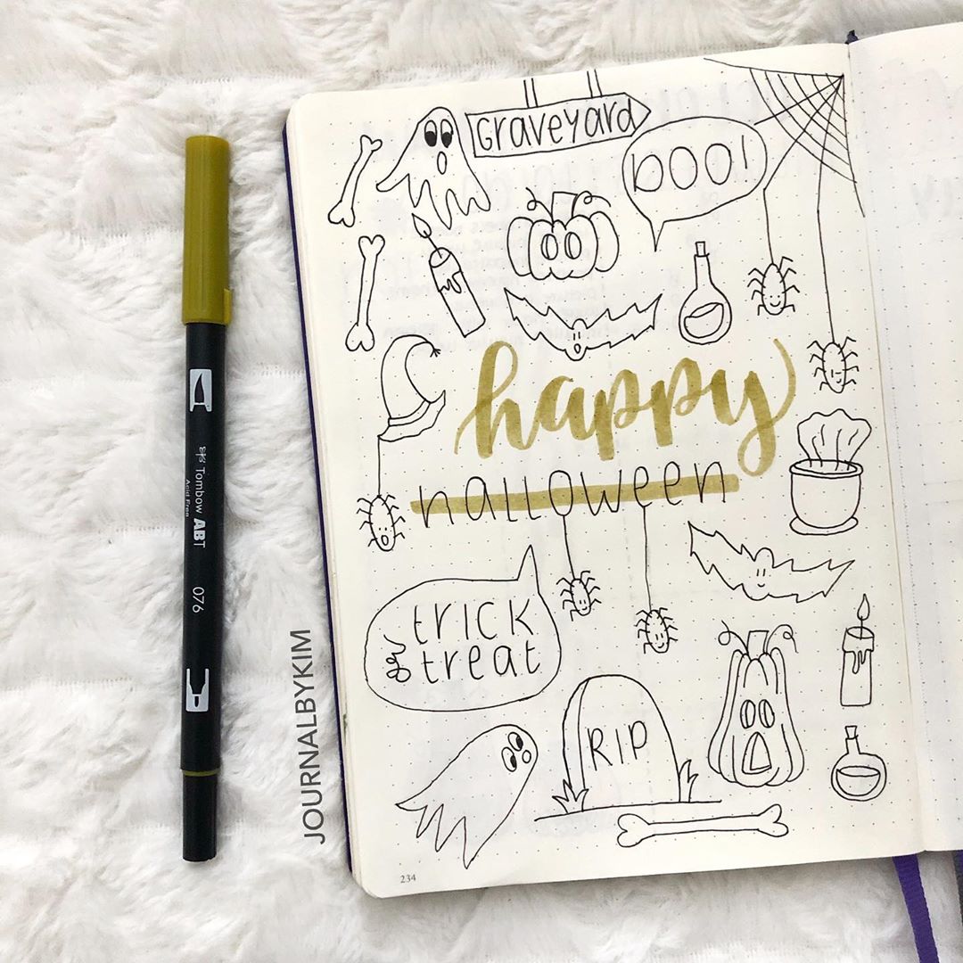 25 Halloween Bullet Journal Ideas To Fuel Your Creativity