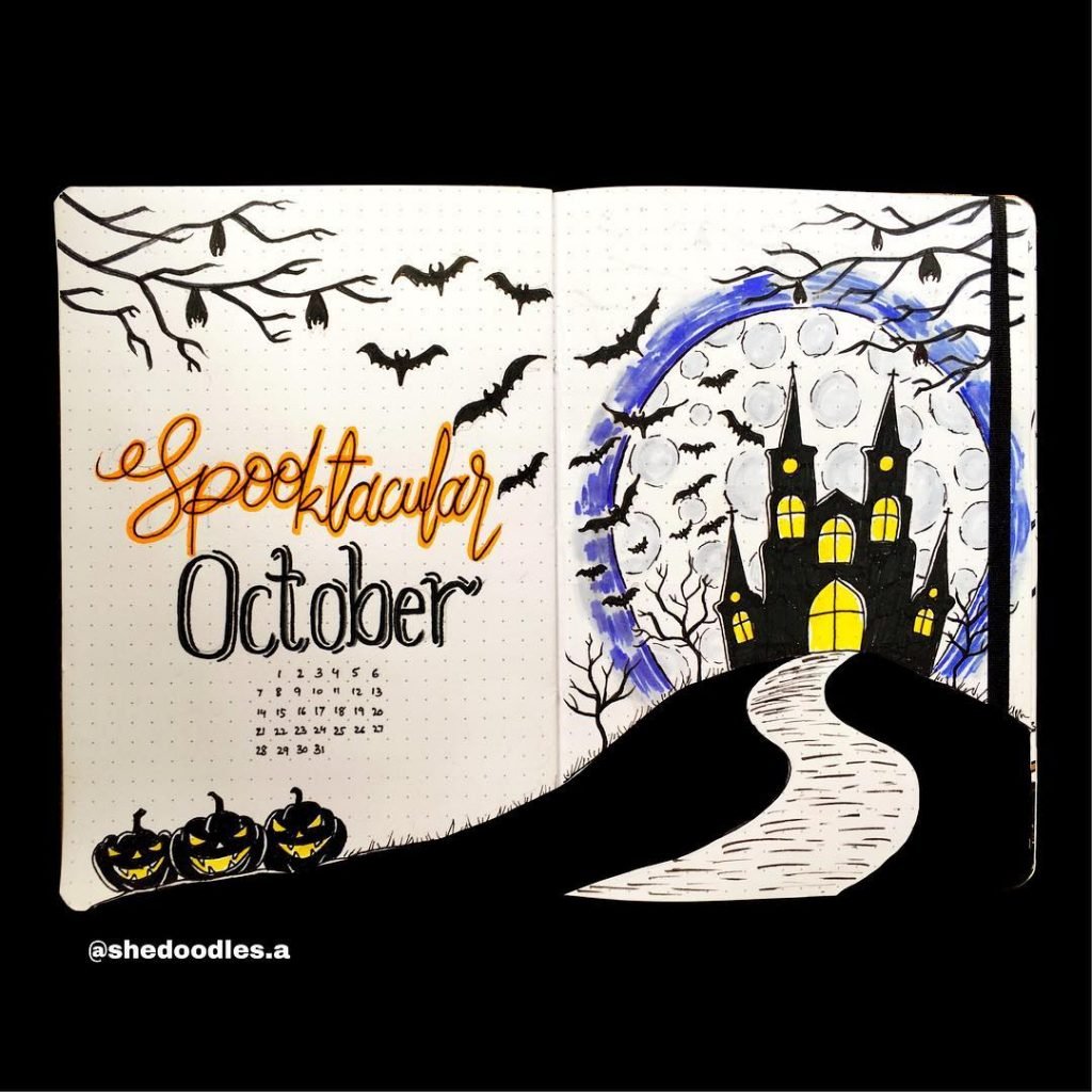 Halloween Cover Bullet Journal 5