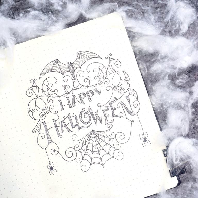 Halloween Cover Bullet Journal 6