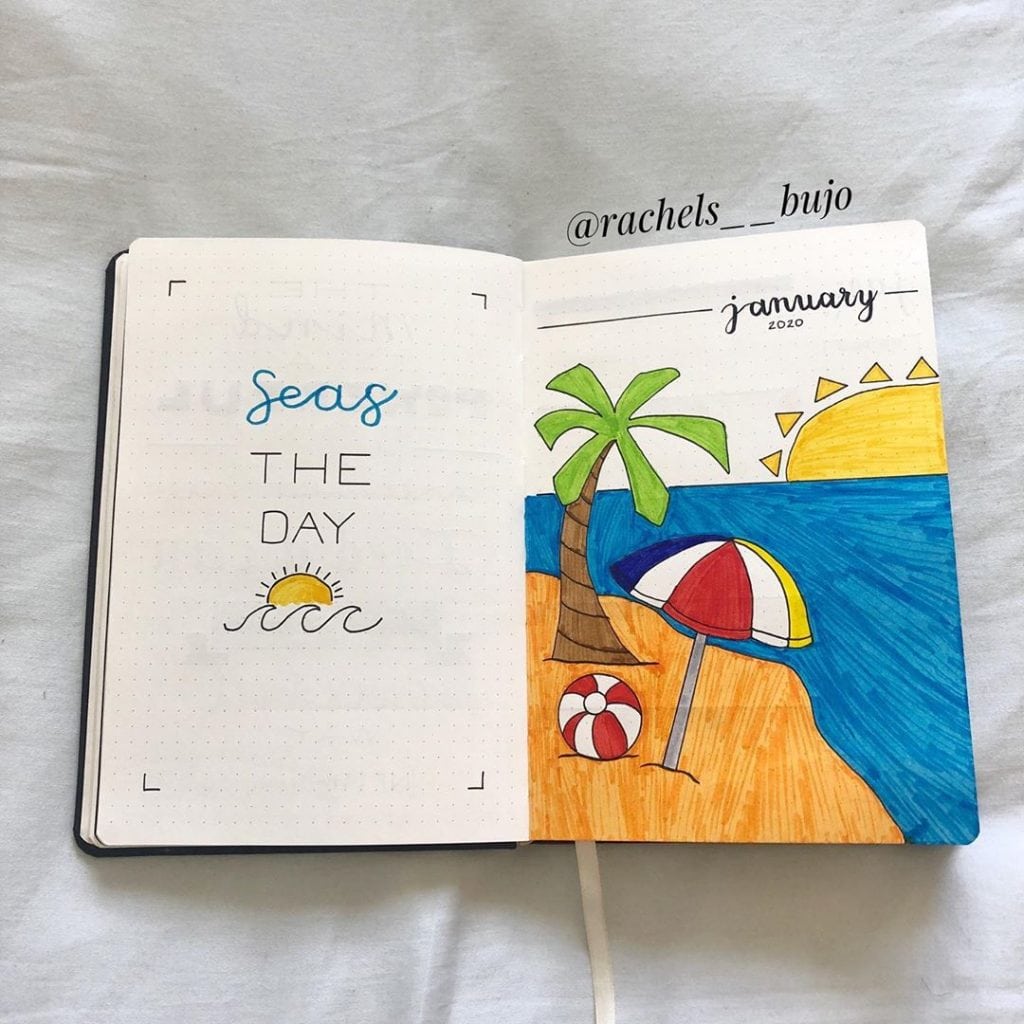 22 Ocean Bullet Journal Ideas for a Sea-tacular BuJo