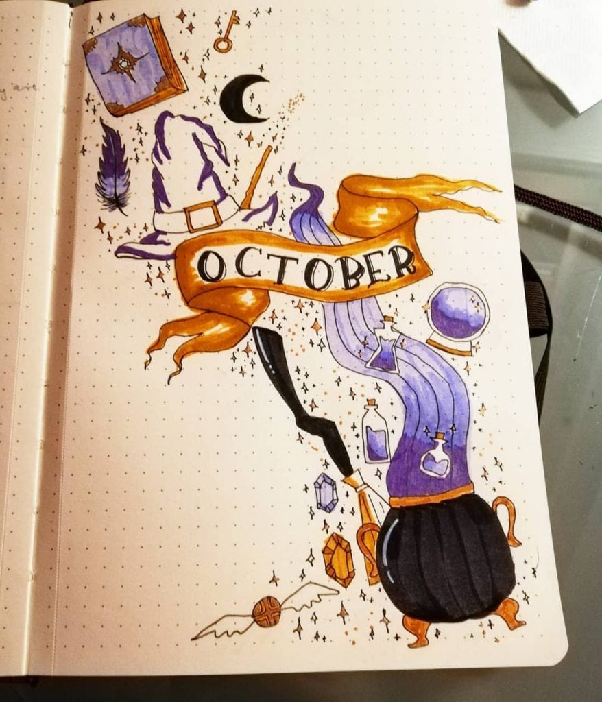 October Bullet Journal