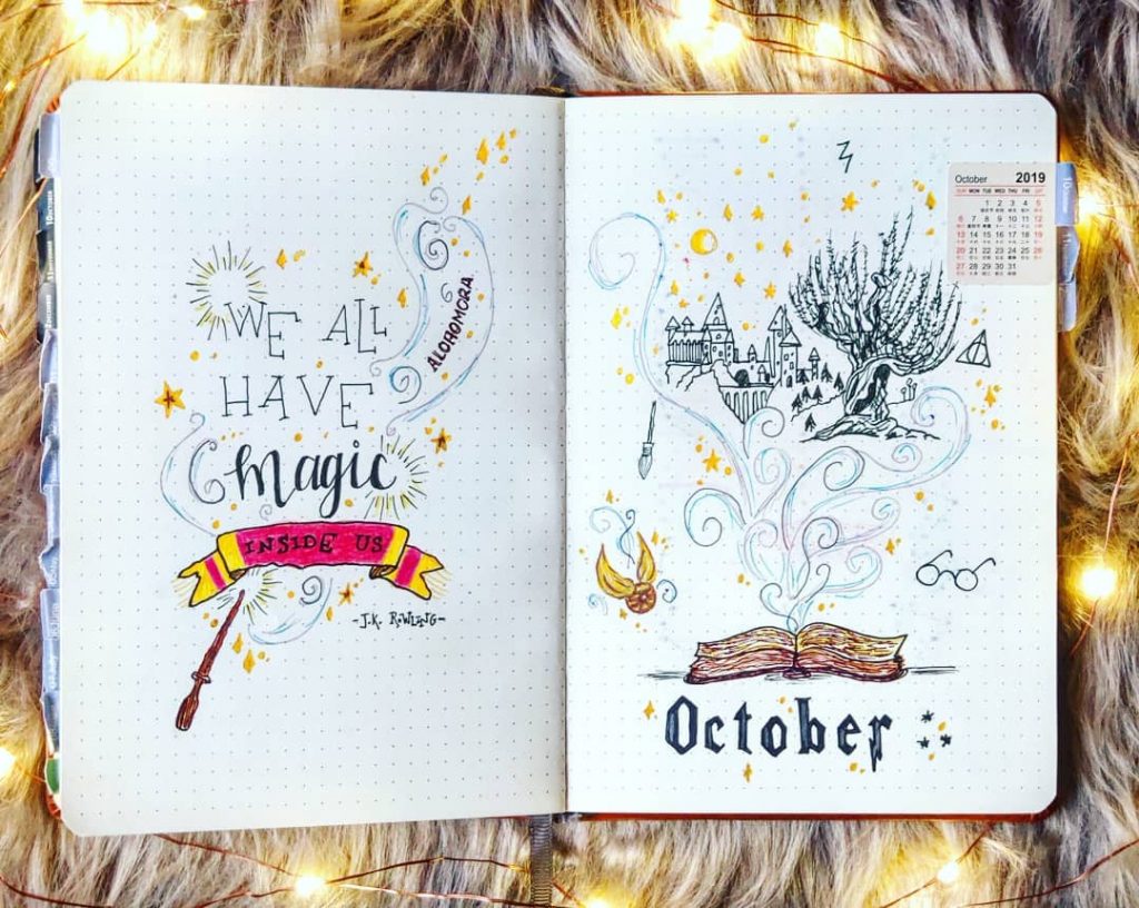 37 October Bullet Journal Ideas To Plan The New Month - The Creatives Hour