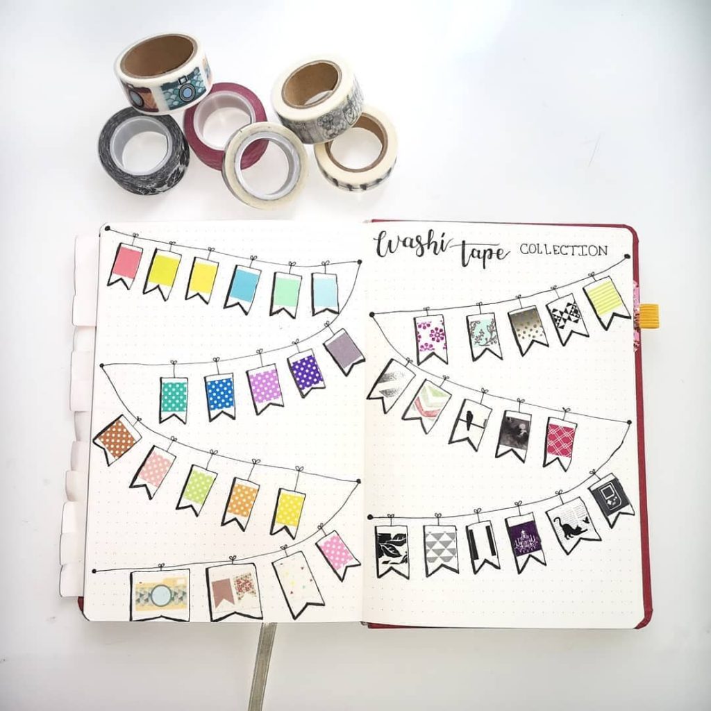 Washi Tape Swatches Page Ideas 4
