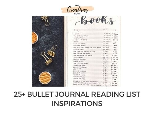 bullet journal reading list