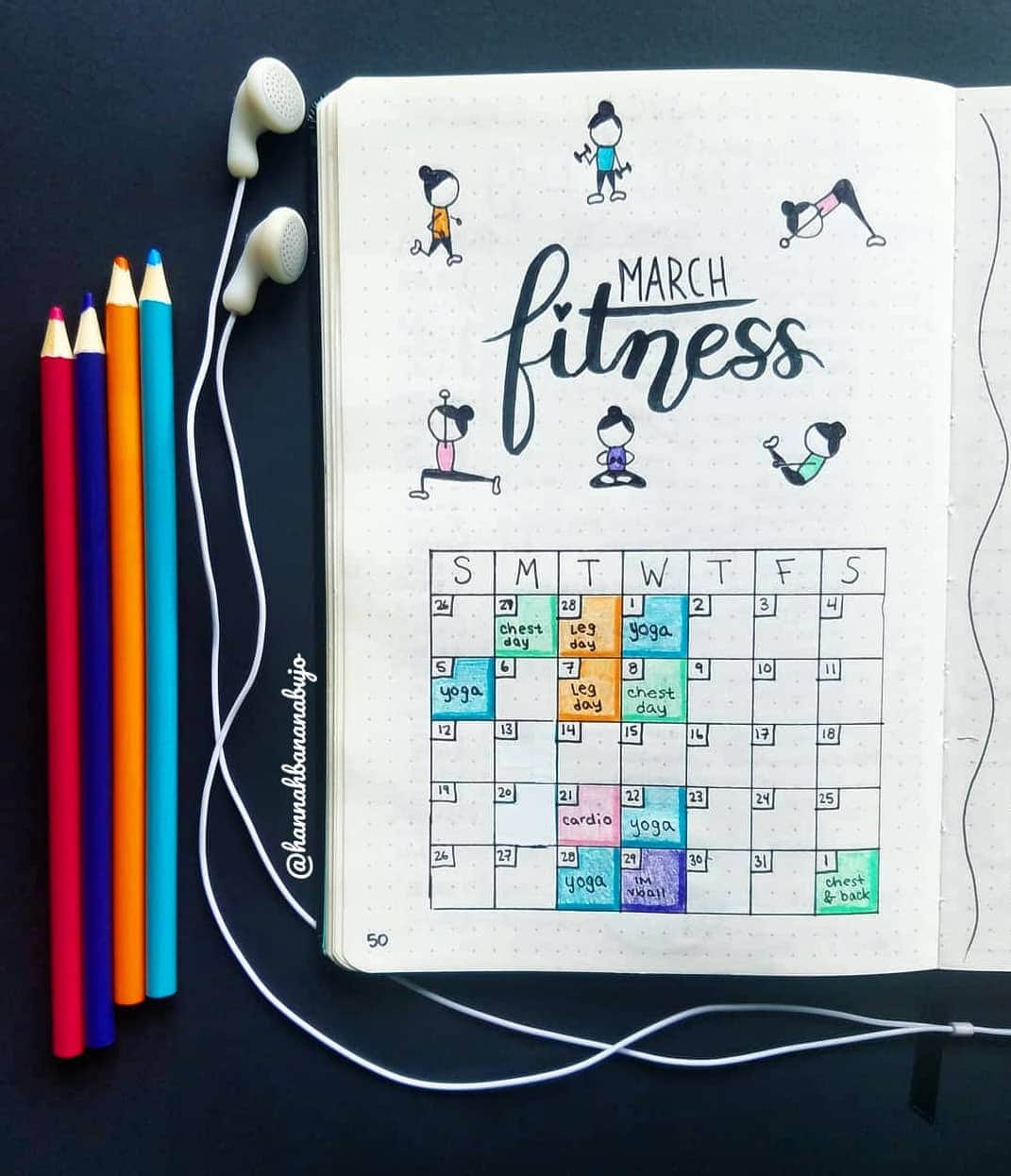 25+ Fitness Bullet Journal Ideas To Keep You Motivated