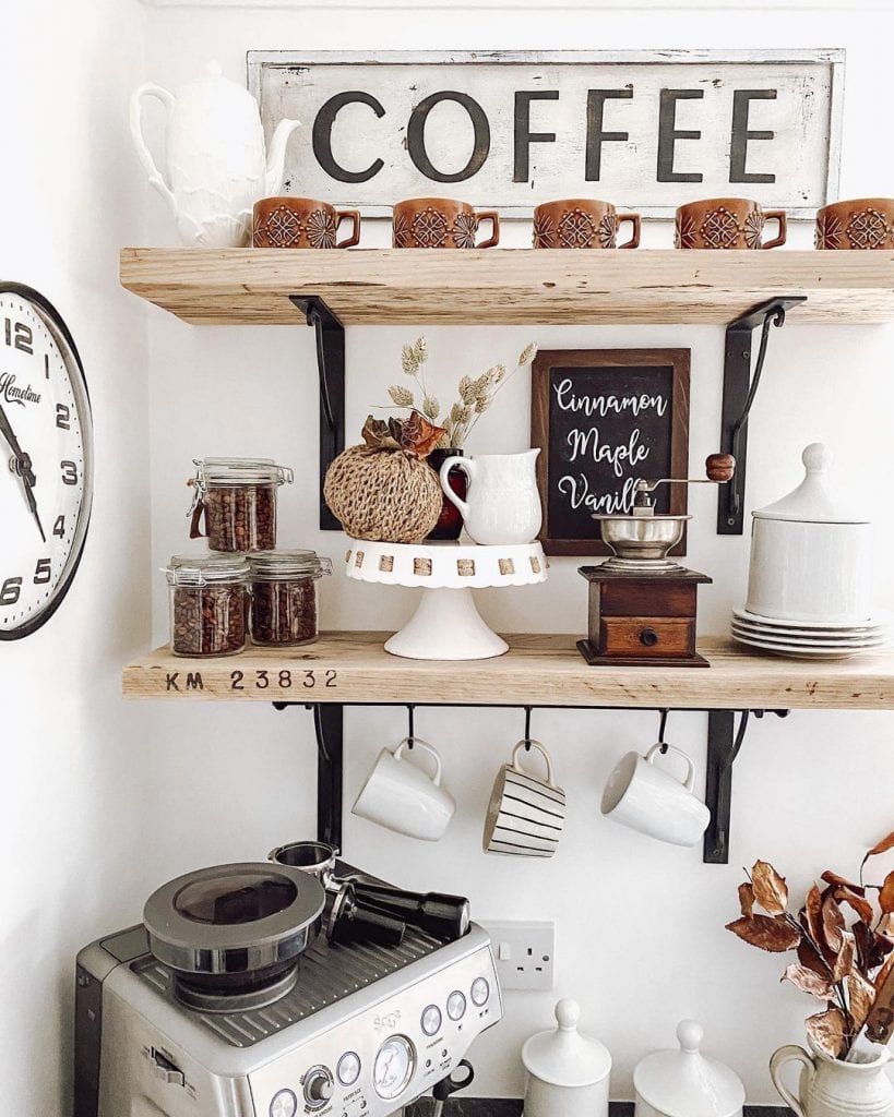 Coffee bar decor ideas 11