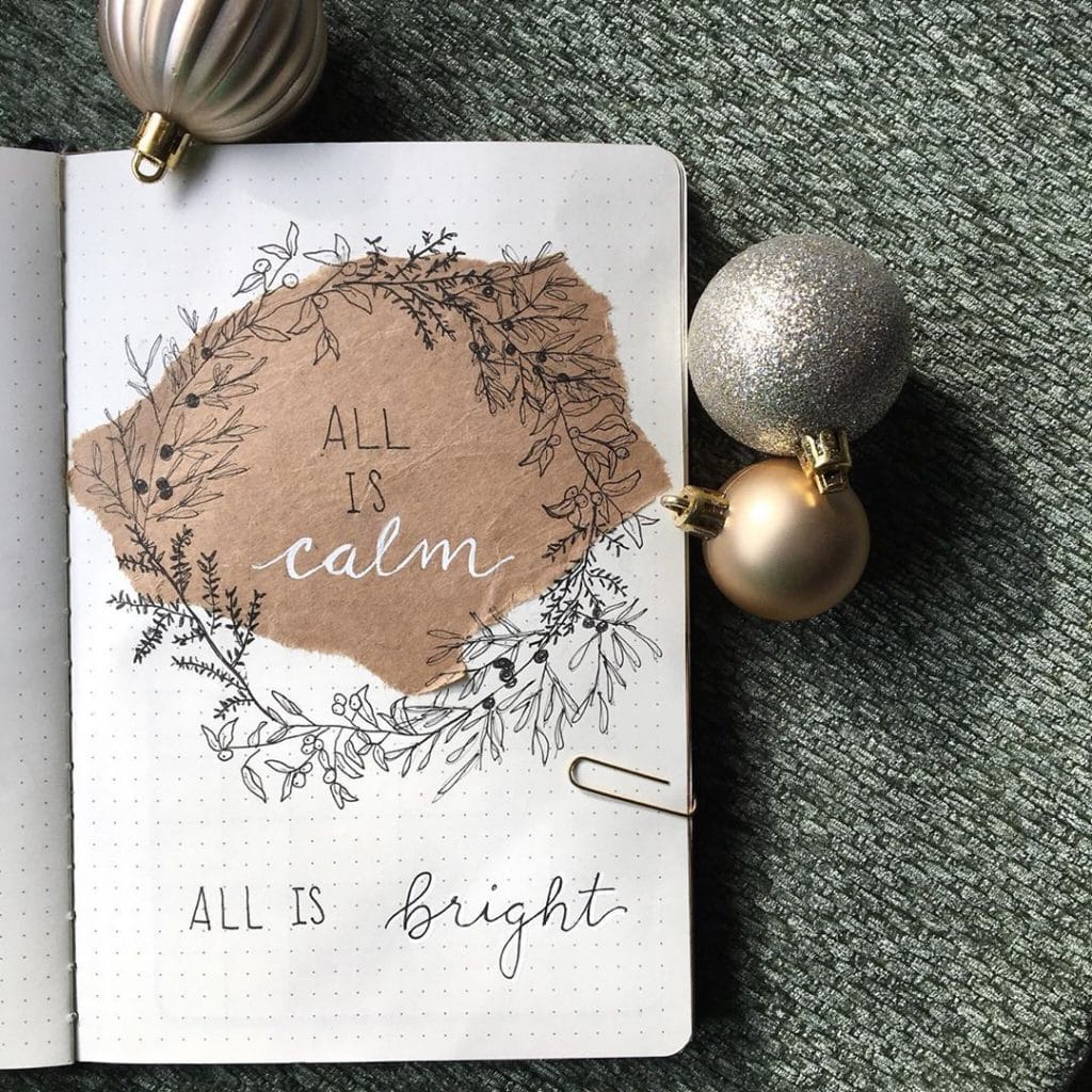 December Bullet Journal Christmas Quotes 3