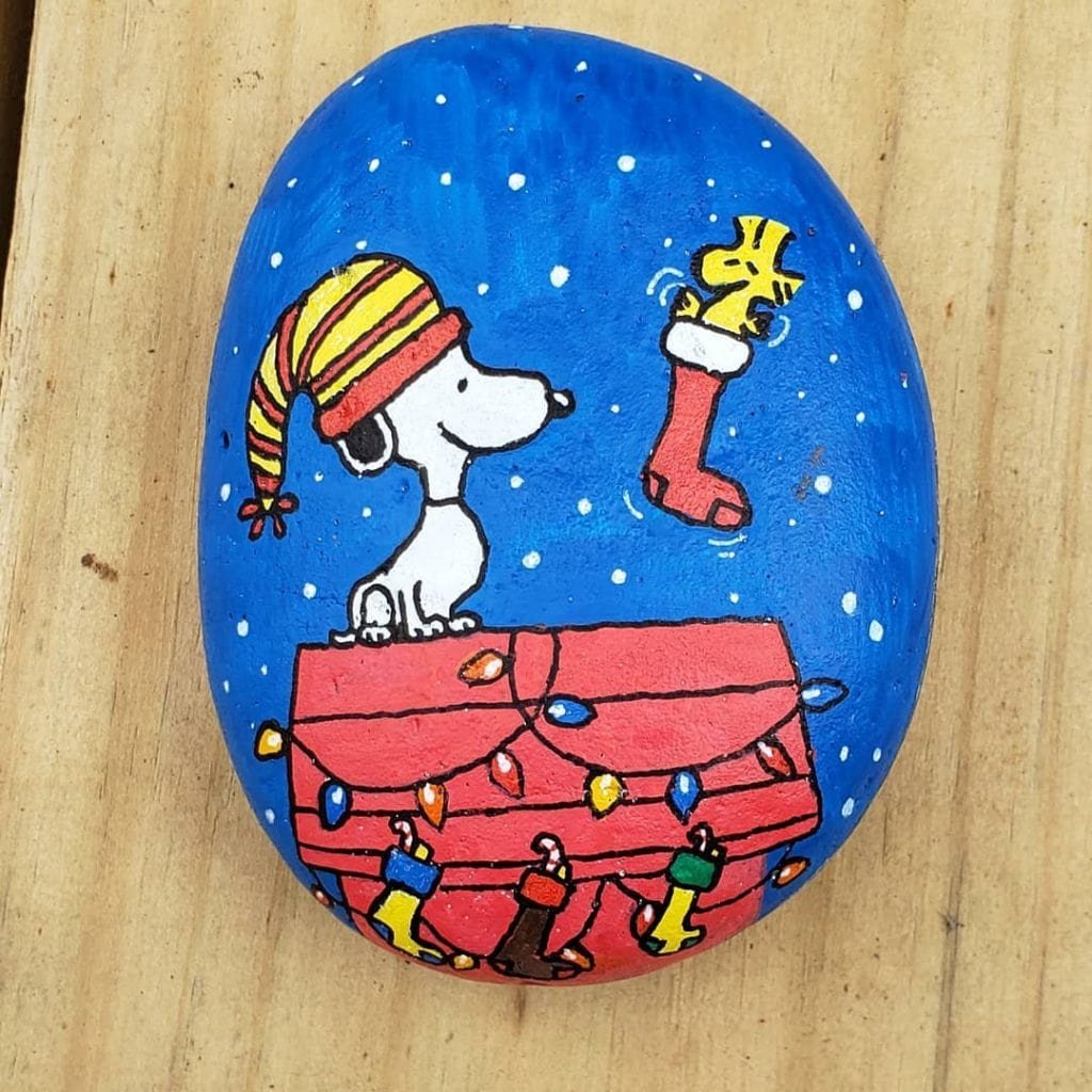 Rock Painting Ideas Characters and Cartoons 2