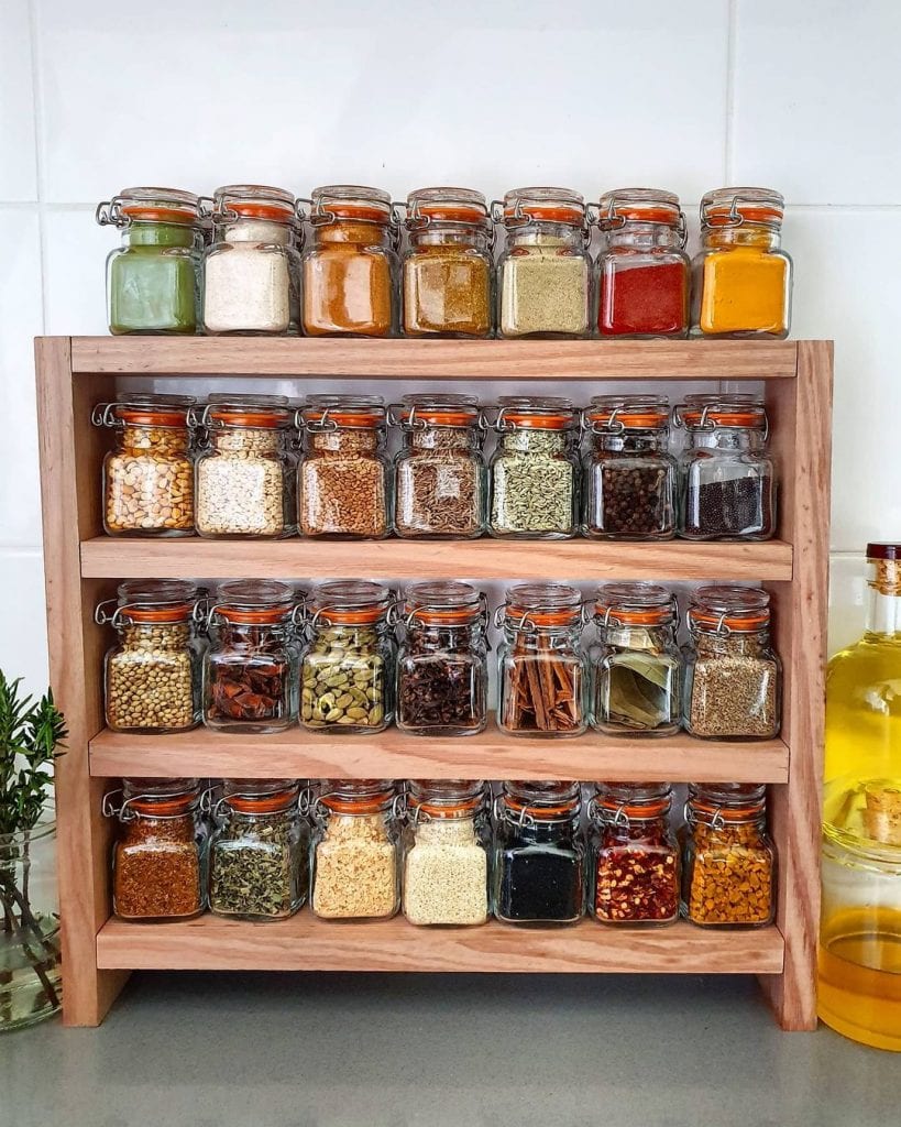 Spice Rack, Hanging 24 Jar – AllSpice Culinarium