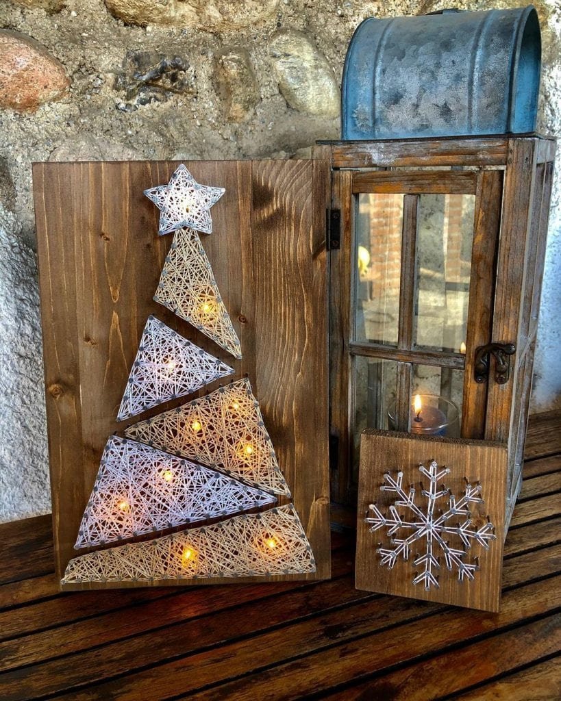 String Art Ideas Christmas 8