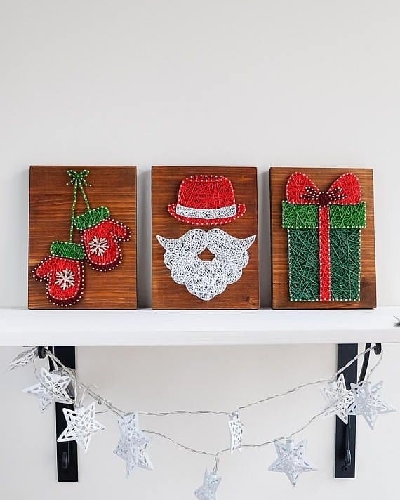 String Art Ideas Christmas 9