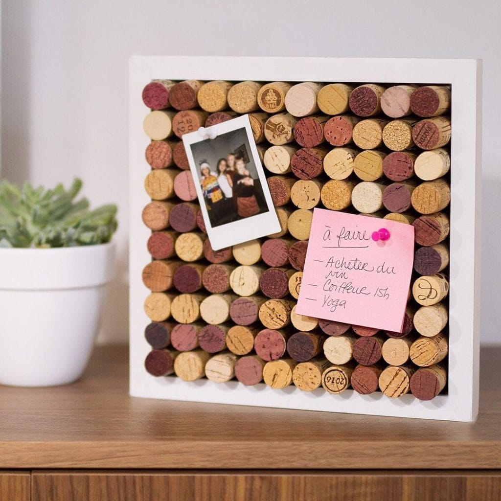 Wine Cork Crafts Bullet-in Board 4