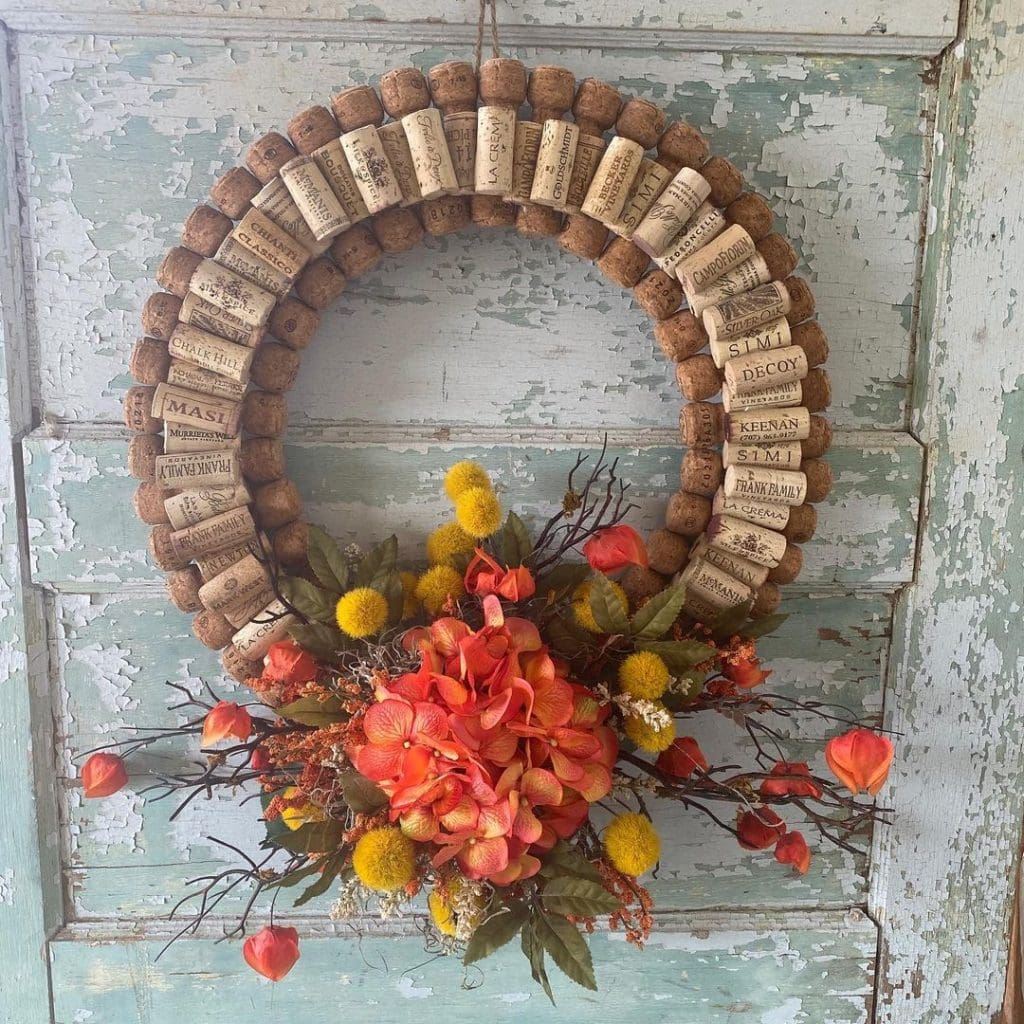 Wine Cork Crafts Other Fall Wreath