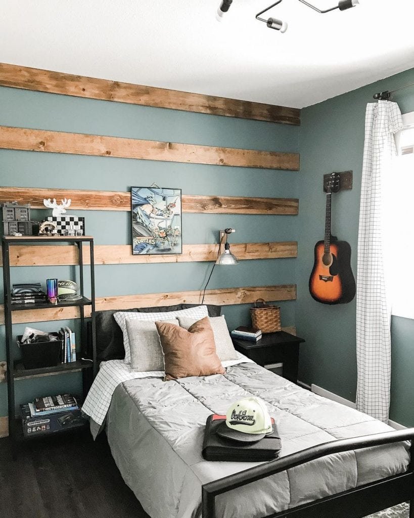 31 Spectacular Unique Wood Accent Wall Ideas   Wood Accent Wall 30 819x1024 