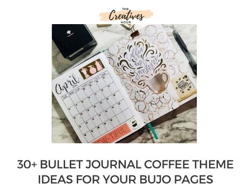 bullet journal coffee theme
