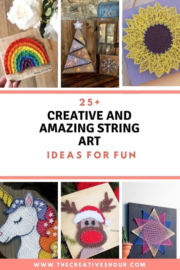 25+ Creative And Amazing String Art Ideas To Get Inspired - The