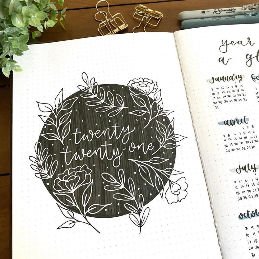 25+ Interesting 2021 Bullet Journal Ideas For New Year