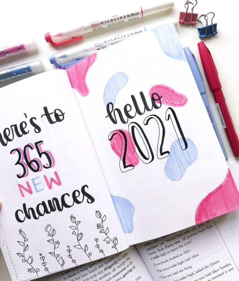 25+ Interesting 2021 Bullet Journal Ideas For New Year